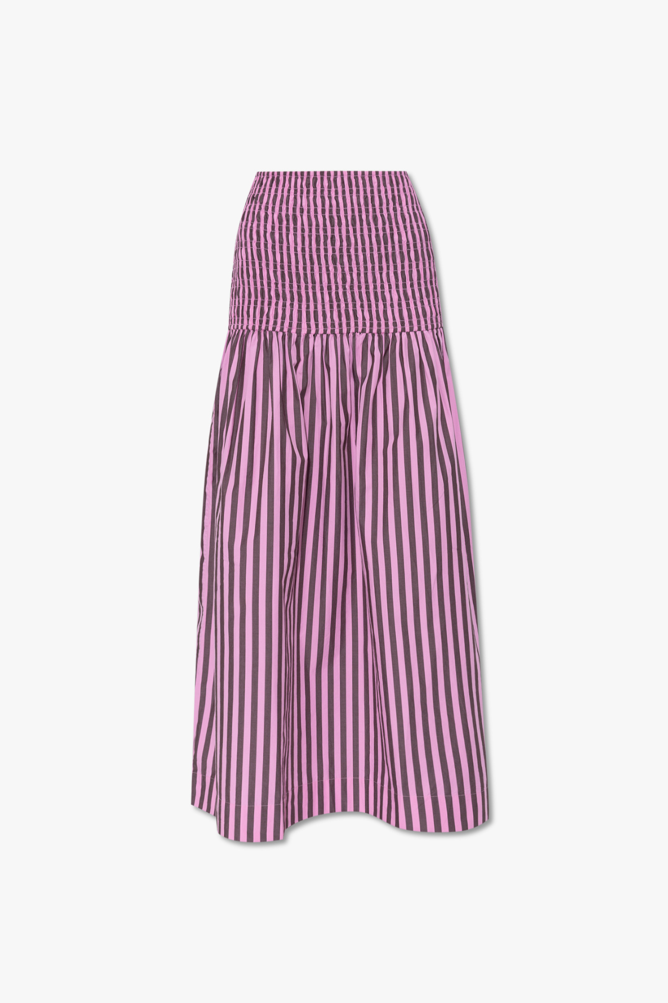 国内発送/送料関税込【GANNI】 STRIPE SKIRT GANNI/ガニー】スカート Melange Stripe Suiting Midi Skirt